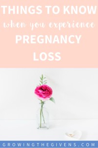 Pregnancy loss at any stage is devastating and difficult. It can be made easier in finding comfort from others who have experienced loss, as well as several other ways to start the healing process. 