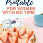 Meal Planning Guide for Moms - It can be hard to get started with meal planning if you feel like a beginner or aren’t clear how to make meal planning efficient for your family. Use this ultimate meal planning printable to help you streamline dinner time! Guide includes a shopping list, weekly meal plan calendar and a recipe bank!