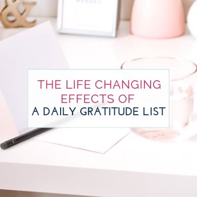 The Amazing Benefits of Keeping a Gratitude List